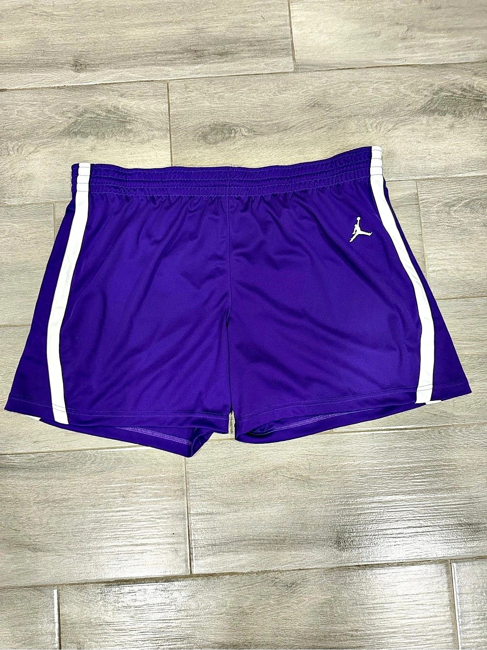 Jordan Women's Stock DF Overtime Short Purple & White XXL
